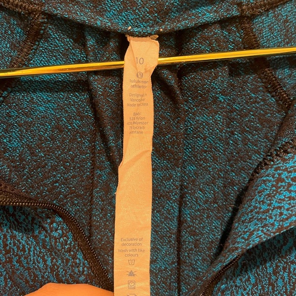 Lululemon Rush Hour 1/2 Zip Blue Running Jacket Size 10 - Picture 5 of 10